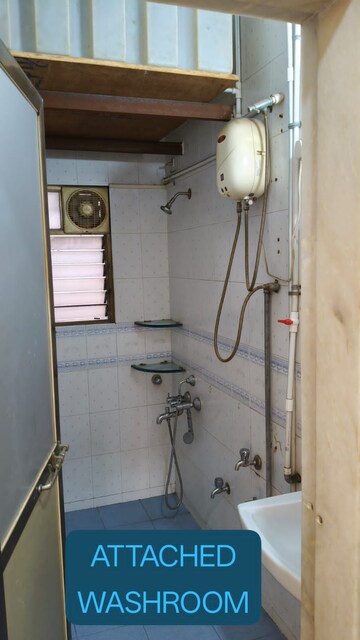 Bathroom in 2 BHK Apartment at Amar Samruddhi, Hadapsar – for Rent