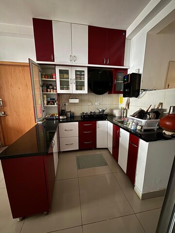 Kitchen in 3 BHK Apartment at Mantri Group Celestia, Gachibowli – for Rent