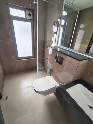 Bathroom in 3 BHK Apartment at Piramal Aranya Arav, Byculla – for Rent