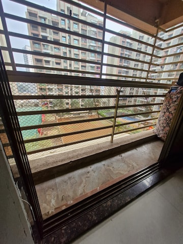 Balcony in 1 BHK Apartment at Poonam Park View, Virar West – for Rent