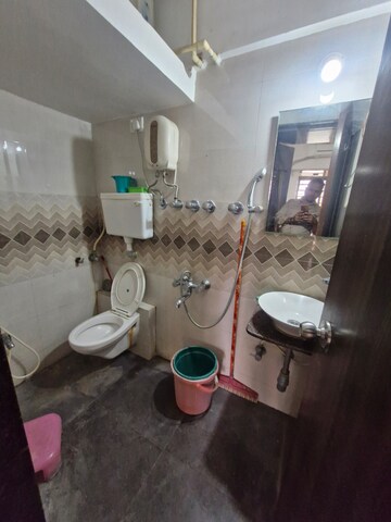 Bathroom in 1 BHK Apartment at Poonam Park View, Virar West – for Rent