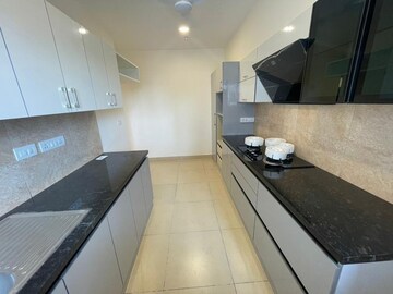 Kitchen in 4 BHK Apartment at Prestige High Fields Gachibowli, Gachibowli – for Rent