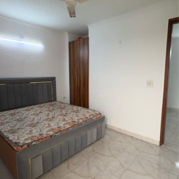 Bedroom in 1 BHK Builder Floor at Chattarpur – for Rent