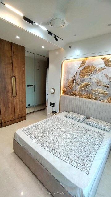 Bedroom in 3 BHK Apartment at Oberoi Enigma, Mulund West – for Sale