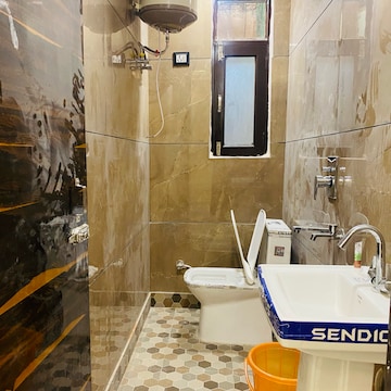 Bathroom in 2 BHK Builder Floor at Dwarka Mor – for Rent