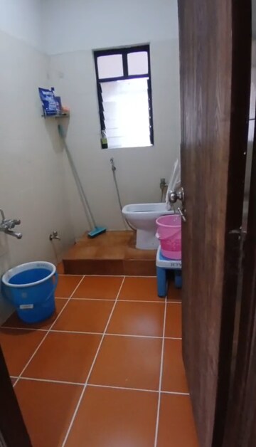 Bathroom in 2 BHK Apartment at Kumar Urban Kubera Colony, Kondhwa – for Rent