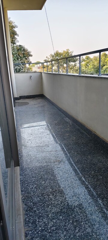 Balcony in 3 BHK Builder Floor at Sector 15 – for Rent