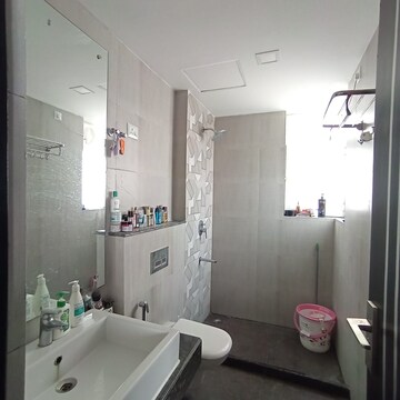 Bathroom in 2.5 BHK Builder Floor at Smart World Gems, Sector 89 – for Rent