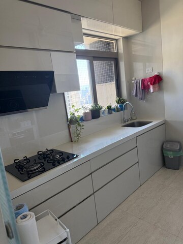 Kitchen in 2 BHK Apartment at Sheth Auris Serenity Tower 2, Malad West – for Rent