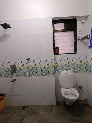 Bathroom in 2 BHK Apartment at Satyam Raj Residency, Thane West – for Rent