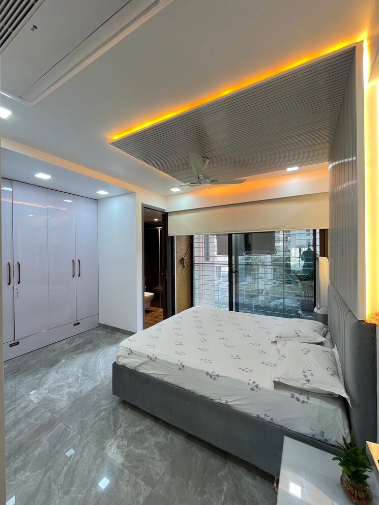 Bedroom, platinum-palm-woods 3 Bedroom 2100 Sq.Ft. Apartment In Seawoods Sector 38 Navi Mumbai 9729228