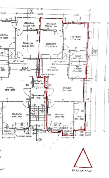3 BHK Apartment – Map Location View at New Town - for Sale