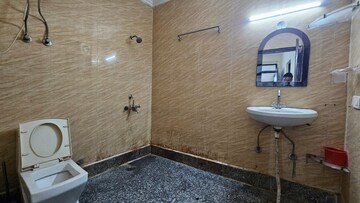 Bathroom in 1 BHK Builder Floor at Malviya Nagar – for Rent