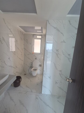 Bathroom in 3 BHK Apartment at Aurum Q Residences, Ghansoli – for Rent