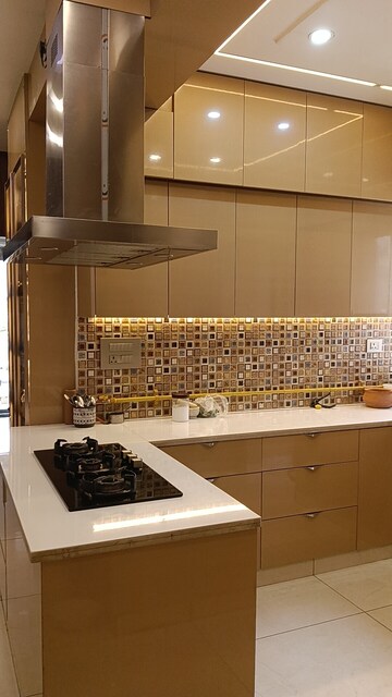 Kitchen in 3.5 BHK Apartment at JKG Palm Resort, Raj Nagar Extension – for Sale