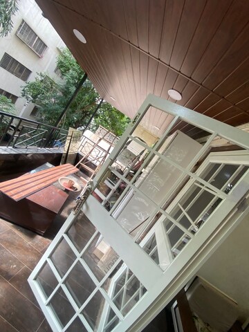 Balcony in 3 BHK Apartment at Yash Apartments Model Colony, Model Colony – for Rent