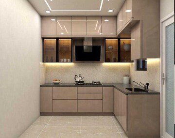 Kitchen in 3 BHK Apartment at Rajapushpa Provincia, Narsingi – for Rent