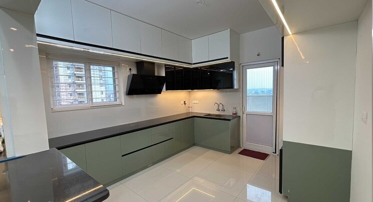 Kitchen, rajapushpa-provincia 3 Bedroom 2020 Sq.Ft. Apartment In Narsingi Hyderabad 9729569