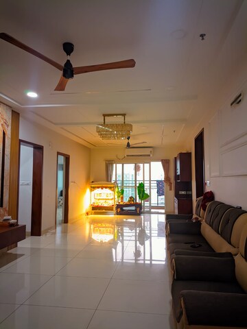 Living Room in 3.5 BHK Apartment at Prestige Tranquil, Kokapet – for Rent