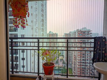 Balcony in 3.5 BHK Apartment at Prestige Tranquil, Kokapet – for Rent