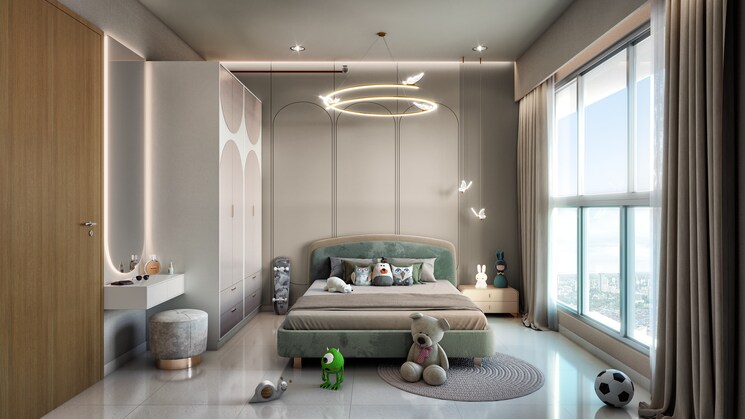 Living Room, gorai-ruby-chs 3 Bedroom 1200 Sq.Ft. Apartment In Borivali West Mumbai 9729728