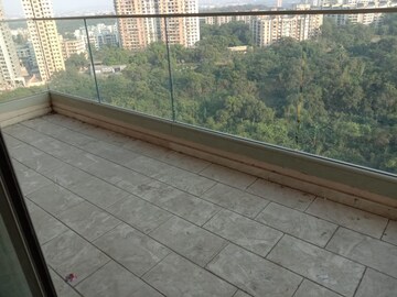 Balcony in 3 BHK Apartment at One Hiranandani Park, Ghodbunder Road – for Rent