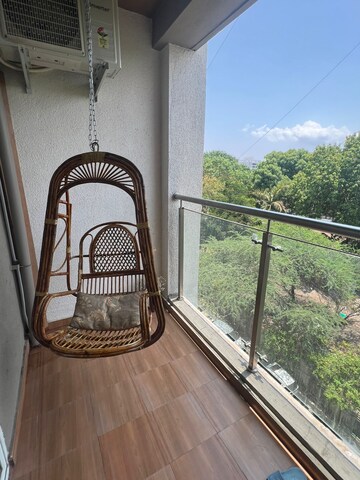 Balcony in Studio Apartment at Wadegaon – for Rent