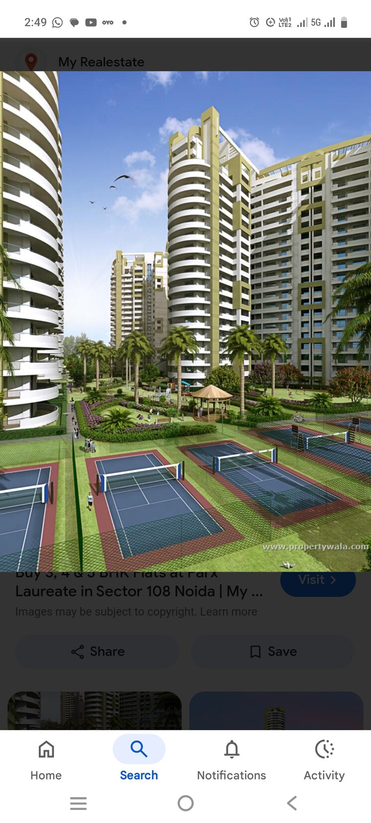 Exterior View, parx-laureate 3 Bedroom 3205 Sq.Ft. Apartment In Sector 108 Noida 9730262