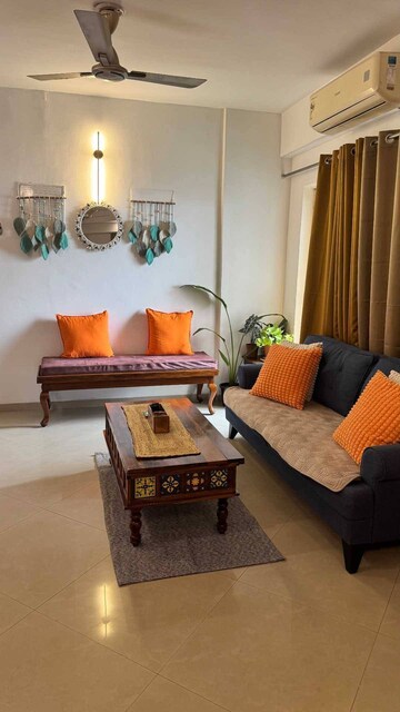 Living Room in 2 BHK Apartment at Saket – for Rent