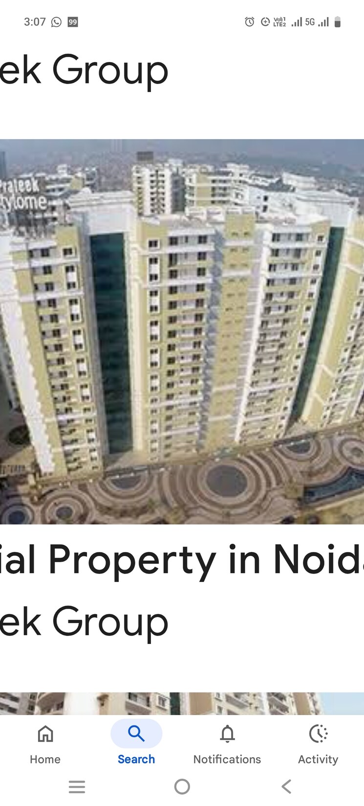 Cover Image, prateek-stylome 3 Bedroom 2475 Sq.Ft. Apartment In Sector 45 Noida 9730316