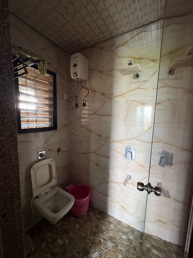 Bathroom, new-krishna-tower 3 Bedroom 1000 Sq.Ft. Apartment In Kopar Khairane Navi Mumbai 9730351
