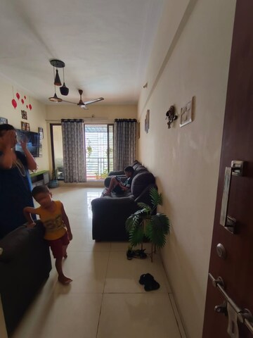 Living Room in 2 BHK Apartment at Kamdhenu Eden Garden, Kharghar – for Rent