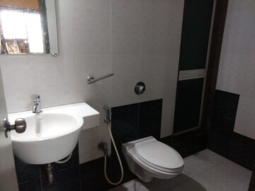 Bathroom in 2 BHK Apartment at Gundecha Heights, Kanjurmarg West – for Rent