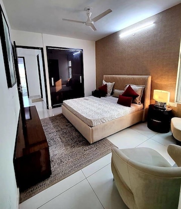 Master Bedroom in 3 BHK Apartment at Maya Green Lotus Utsav, International Airport Road – for Rent