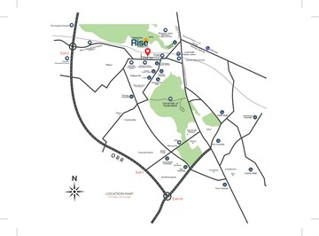 3 BHK Apartment – Map Location View at Tridasa Rise, Nallagandla - for Sale