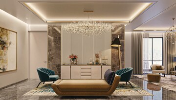 Living Room in 4 BHK Apartment at Meenakshi Elysia, Gun Foundry – for Sale