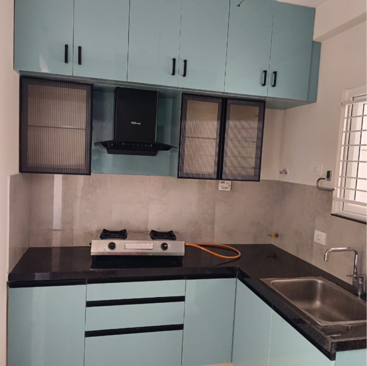 Kitchen, my-home-sayuk 2 Bedroom 1355 Sq.Ft. Apartment In Nallagandla Hyderabad 9730709