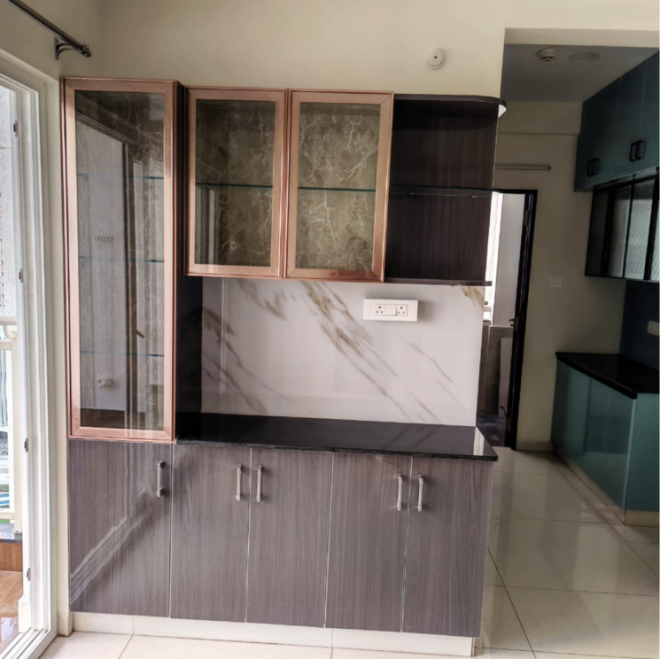 Kitchen, my-home-sayuk 2 Bedroom 1355 Sq.Ft. Apartment In Nallagandla Hyderabad 9730709