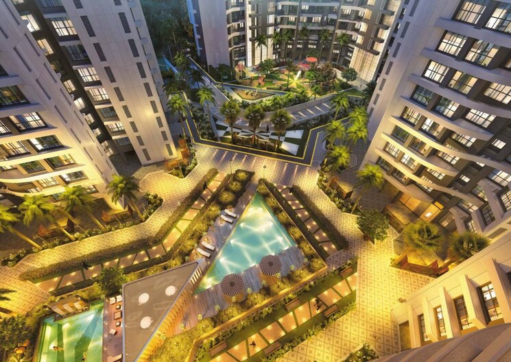 Master Plan, acme-ozone 2 Bedroom 700 Sq.Ft. Apartment In Manpada Thane 9730780
