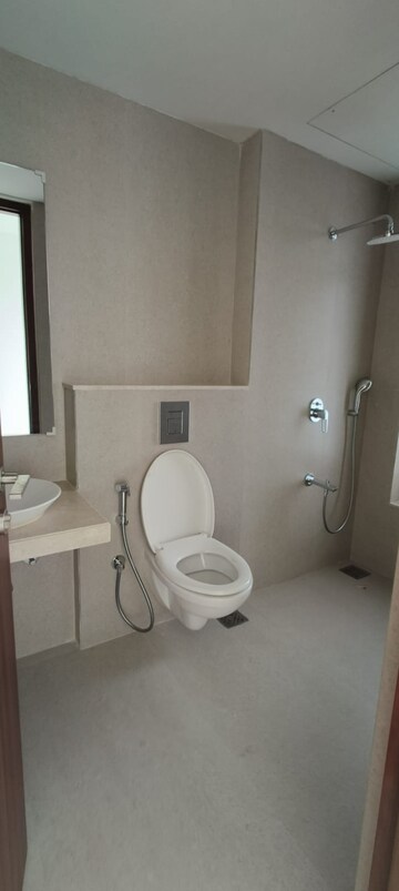 Bathroom in 3 BHK Apartment at Courtyard by Narang Realty and The Wadhwa Group, Pokhran Road No Two – for Rent