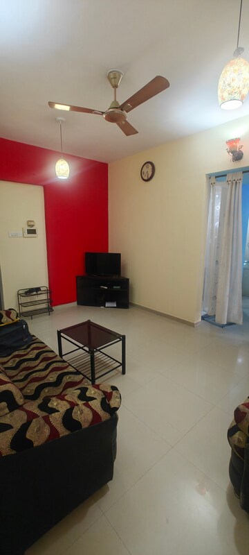 Living Room in 2 BHK Apartment at Suyog Leher, Kondhwa – for Rent