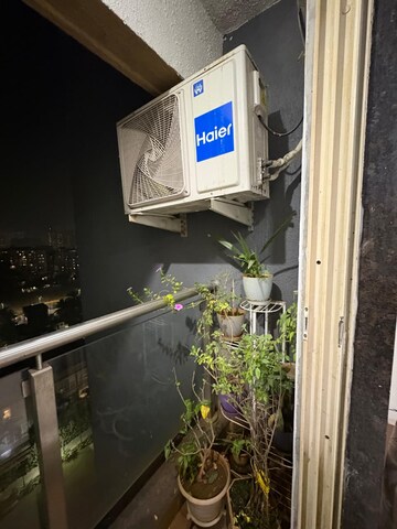 Balcony in 2 BHK Apartment at Siddhi Highland Haven Phase 2, Balkum Pada – for Rent