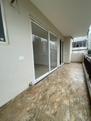 Balcony in 3 BHK Apartment at Green Valley Residencia, Ghazipur – for Rent