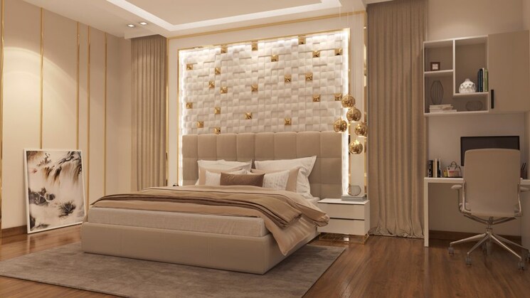 Bedroom, m3m-mansion 3 Bedroom 2080 Sq.Ft. Apartment In Sector 113 Gurgaon 9730961