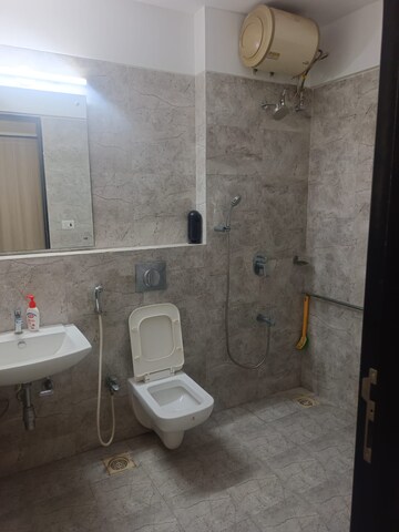 Bathroom in 3 BHK Apartment at Kanakia Levels, Malad East – for Rent
