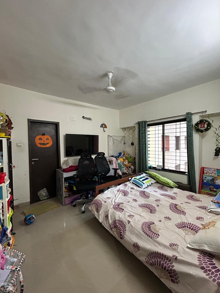 Bedroom, pebbles-i 3 Bedroom 1500 Sq.Ft. Apartment In Bavdhan Pune 9731155