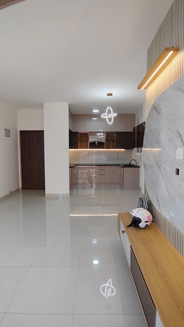 Living Room in 2 BHK Apartment at Adarsh Greens, Kogilu – for Rent