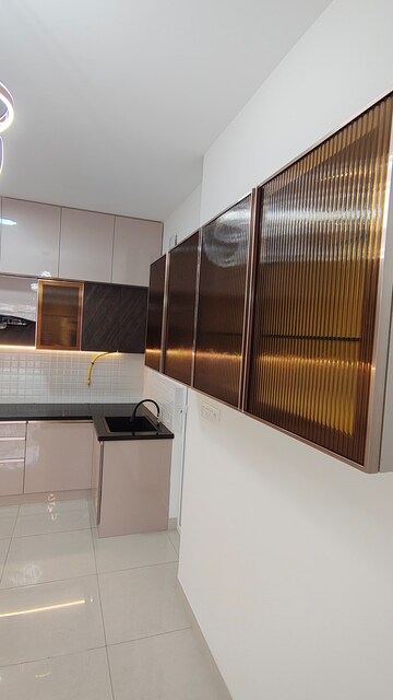 Kitchen in 2 BHK Apartment at Adarsh Greens, Kogilu – for Rent