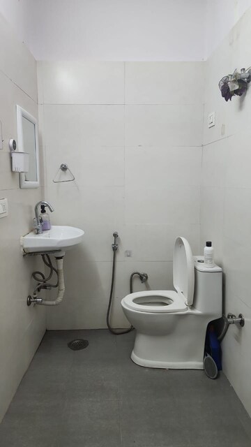 Bathroom in 1 BHK Builder Floor at East Of Kailash – for Rent