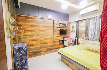 Bedroom in 2 BHK Apartment at Vijay Wimbledon Park, Vartak Nagar – for Rent